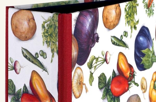 Schöner Ordner zum Sammeln von Omas Rezepten